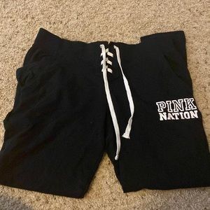 PINK joggers lace up